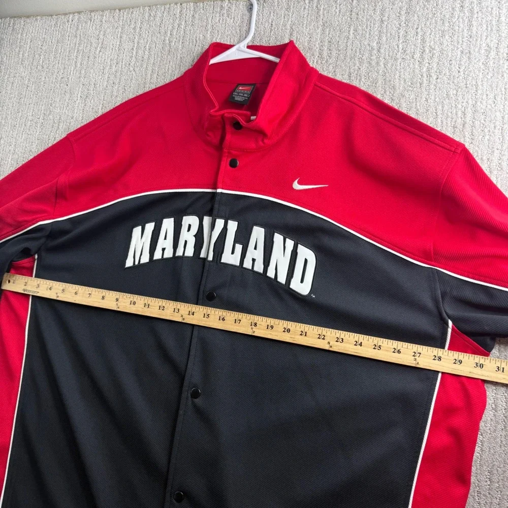 Nike Team Maryland Terrapins Elite Warm Up Shooting Shirt Mens Size 3XL Red